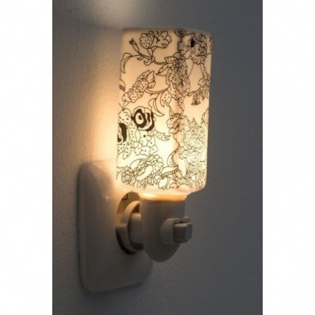 Veilleuse électrique Porcelaine Kira pour cire parfumée