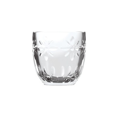 Tasse à Café TROQUET Expresso Fleurs - verre - La Rochère 