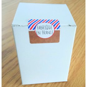 Bougie Végétale Marron Gourmand mèche Bois BiB Artisanale