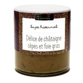 Délice de Châtaigne, Foie gras et Cèpes - Savor et Sens -