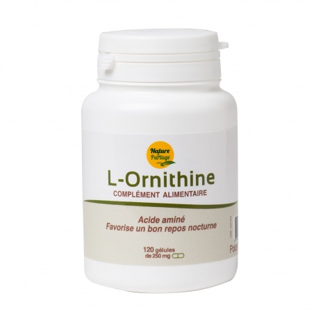 L Ornithine -120 gélules  250 mg - Nature et Partage