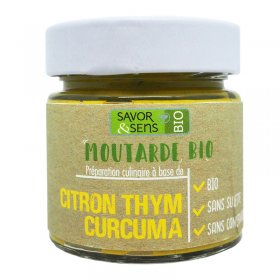Moutarde Citron, Thy, Curcuma Bio 100 g