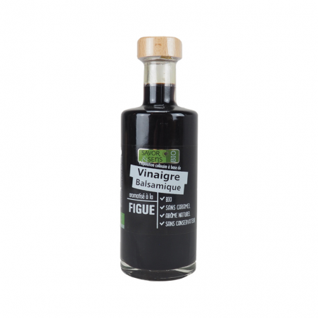 Vinaigre Balsamique Figue Bio Savor et Sens 250 ml