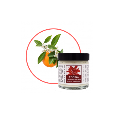 Créme Nuit Hydratante Karité Bio codina Label BIO Nouvelle Cosmétique