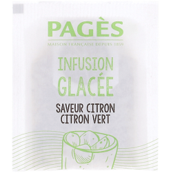 infusion glacée citron citron vert bio 20 sachets