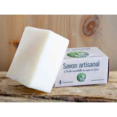 savon solide bio sapin 140 g aromacomtois nature et progres