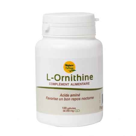 L Ornithine -120 gélules  250 mg - Nature et Partage