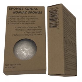 Eponge Visage Konjac Aloé Vera Nature et Partage