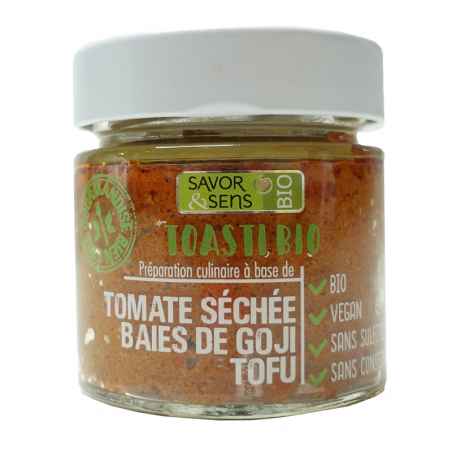 Tomates séchées, Baies de Goji, Tofu Bio - Savor et Sens - Toasti BIO